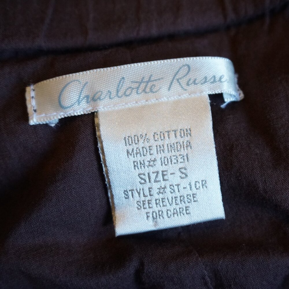 Charlotte Russe Maxi Brown Skirt